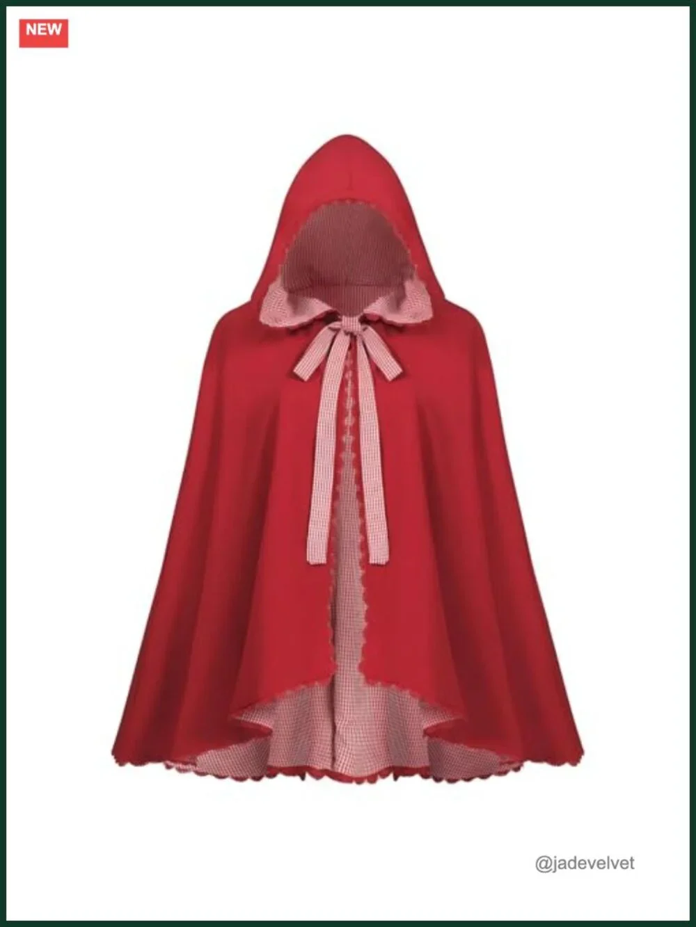 Little Red Riding Hood Cape Women Red Riding Cloak Halloween Cosplay